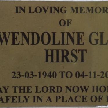 HIRST Gwendoline Gloria 1940-2002