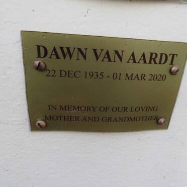 AARDT Dawn, van 1935-2020