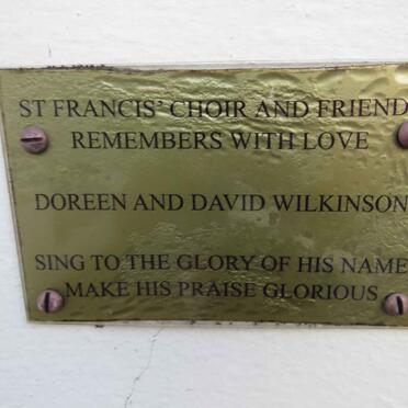 WILKINSON David &amp; Doreen