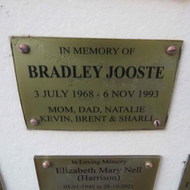 JOOSTE Bradley 1968-1993