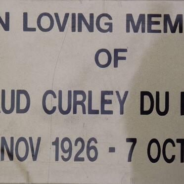 PREEZ Maud Curley, du 1926-2004