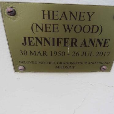 HEANEY Jennifer Anne nee WOOD 1950-2017