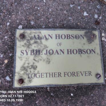 HOBSON Alan &amp; Sybil Joan