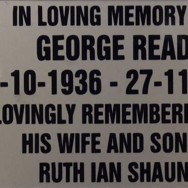 READ George 1936-2005
