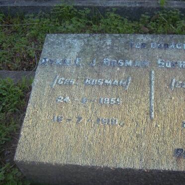 BOSMAN Rykie E.J. nee BOSMAN 1855-1918