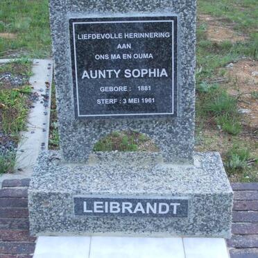 LEIBRANDT Sophia 1881-1961