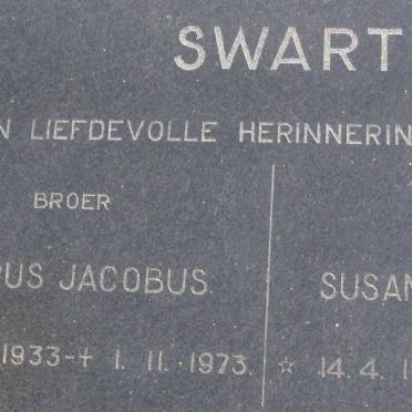 SWART Petrus Jacobus 1922-1973 :: SWART Susanna Johanna 1924-1962