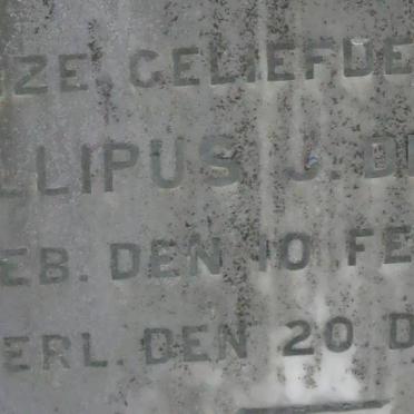 BRUYN Phillipus J., de 1822-1885