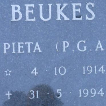 BEUKES P.G.A. 1914-1994