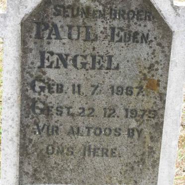 ENGEL Paul Eben  1967-1975