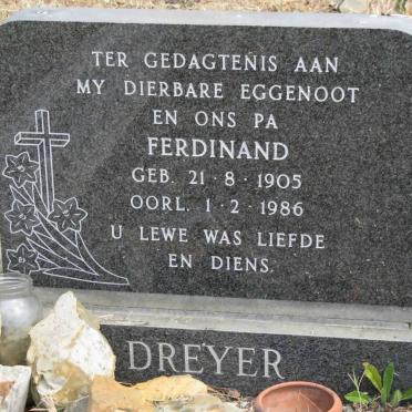 DREYER Ferdinand 1905-1986