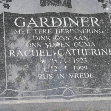 GARDINER Rachel Catherine 1923-1999