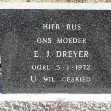 DREYER E.J. -1972