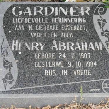 GARDINER Henry Abraham 1907-1984