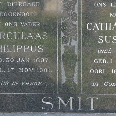 SMIT Herculaas Philippus 1867-1961 &amp; Catharina M. Susanna VAN DYK 1876-1971