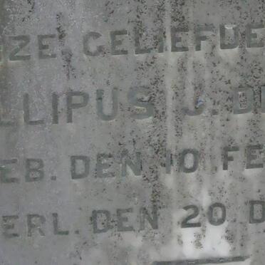 BRUYN Phillipus J., de 1822-1885