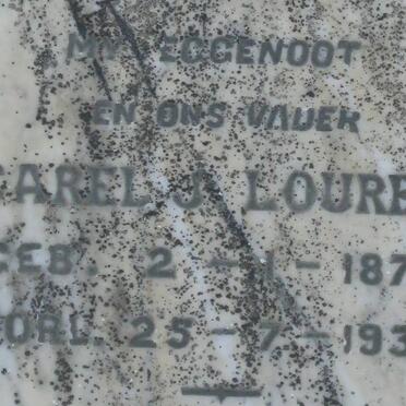 LOURENS Carel J. 1876-1932