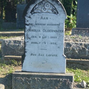 OLDERWAGEN Cornelia 1883-1939