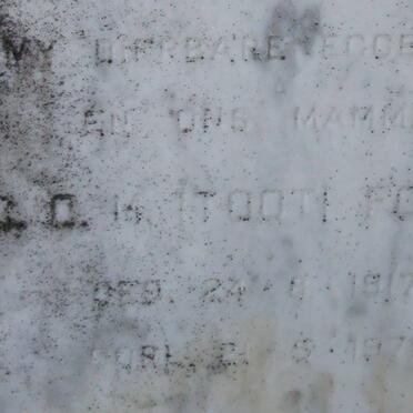 FOURIE D.C.M. 1917-1971