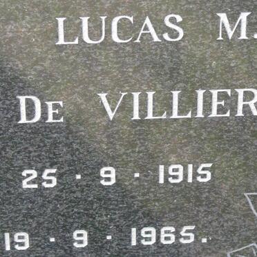 VILLIERS Lucas M., de 1915-1965