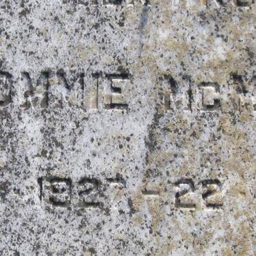 McMAHON Tommie 1927-1977