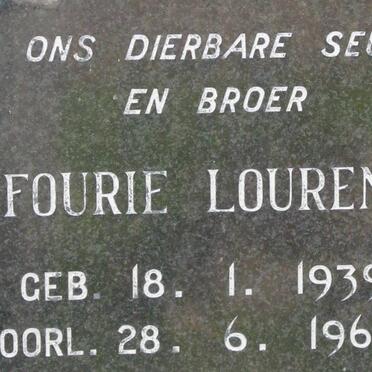 LOURENS Fourie 1839-1964