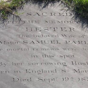 PARLBY Hester 1808-1835
