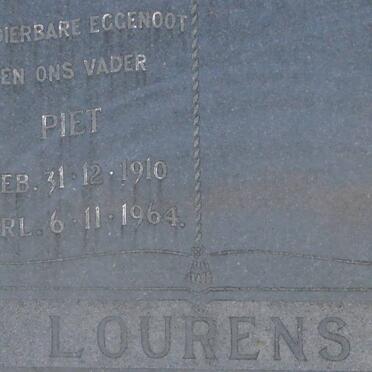 LOURENS Piet 1910-1964