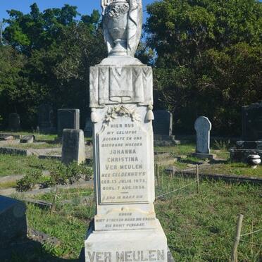 VERMEULEN Johanna Christina nee GELDENHUYS 1872-1934