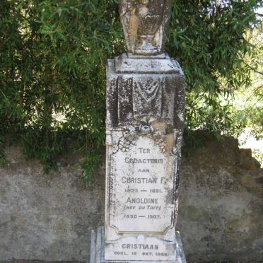 Western Cape, STELLENBOSCH district, Uitkyk 44_2, farm cemetery