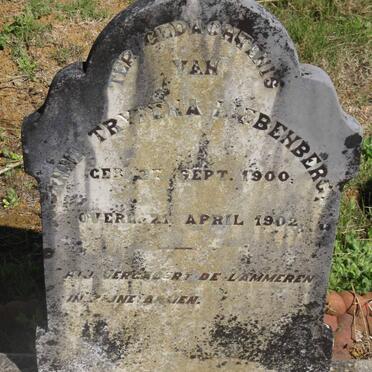 LIEBENBERG Maria Trydena 1900-1902