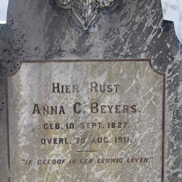 BEYERS Anna C. 1827-1911
