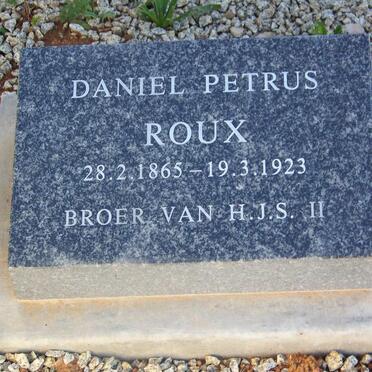 ROUX Daniel Petrus 1865-1923