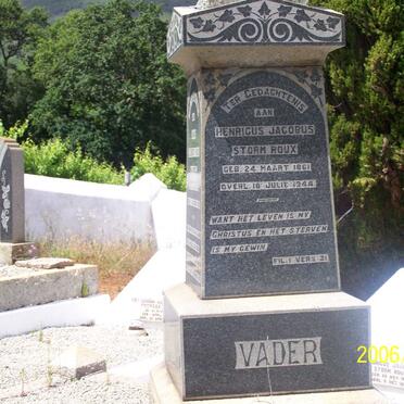 ROUX Henricus Jacobus Storm 1861-1944