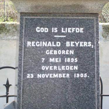 BEYERS Reginald 1895-1905