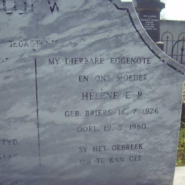 LOUW Helene E.R. nee BRIERS 1926-1980