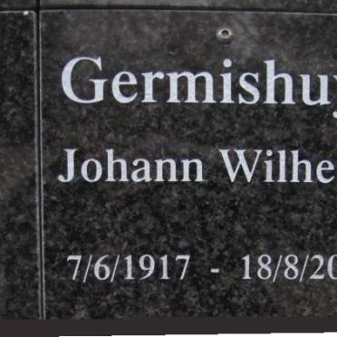 GERMISHUYS Johann Wilhelm 1917-2007