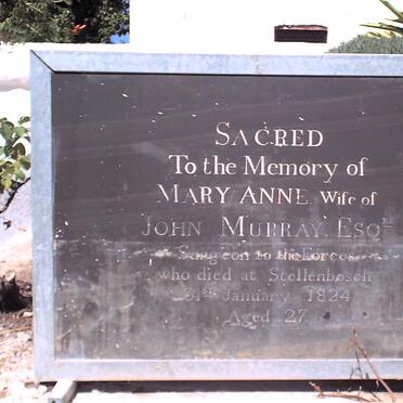 MURRAY Mary Anne -1824