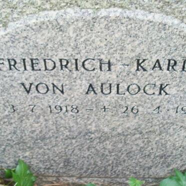 AULOCK Friedrich Karl, von 1918-1988
