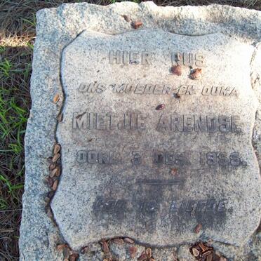 ARENDSE Mietjie -1955