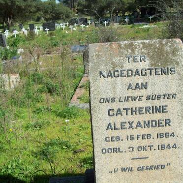 ALEXANDER Catherine 1894-1944