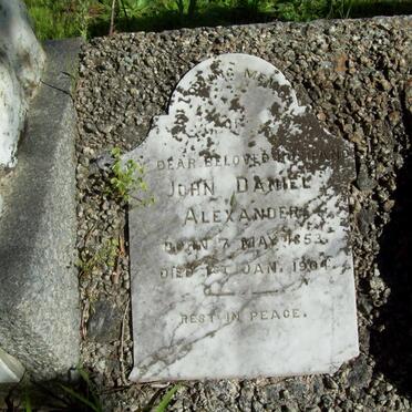 ALEXANDER John Daniel 1853-1904