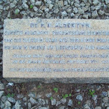 ALBERTYN Pieter Kuyper 1872-1946 &amp; Elise MORGAN 1882-1959