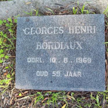 BORDIAUX Georges Henry -1969
