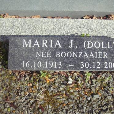 BOONZAAIER Marie J. 1913-2002