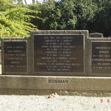 BOSMAN Abraham M.J. 1830-1908 and family