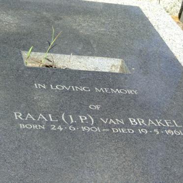 BRAKEL J.P., van 1901-1961