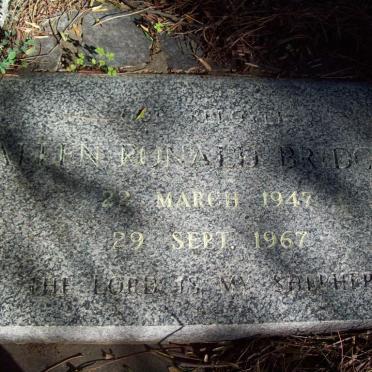 BRIDGER Allen Ronald 1947-1967