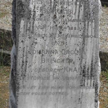 BRINCKER Peter Heinrich -1904 &amp; Johanna Jacoba KNAB -1923