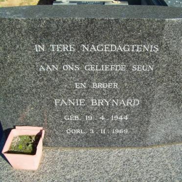 BRYNARD Fanie 1944-1969